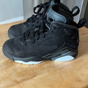 Jordan Kids Black and Gray Sneakers